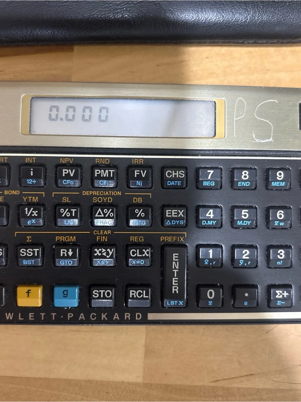 HP-12C Programmable Financial RPN Calculator, Tested w/ Box, Manual and Inserts